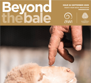 Cropped image of front cover of the Sep 2020 issue of Beyond the Bale magazine